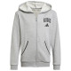 Adidas Παιδική ζακέτα Collegiate Typography French Terry Full-Zip Hoodie Adidas Παιδική ζακέτα Collegiate Typography French Terry Full-Zip Hoodie